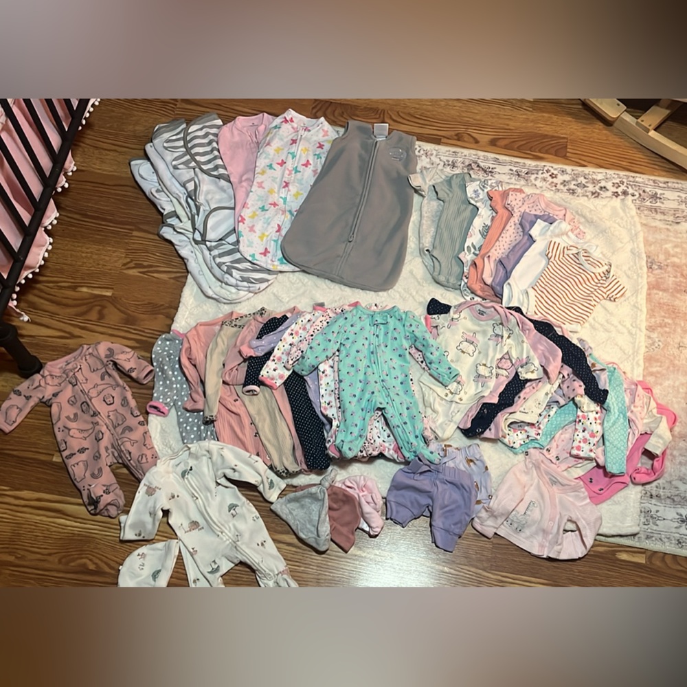 Lot of premie girl clothes